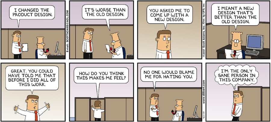 Dilbert Cartoon